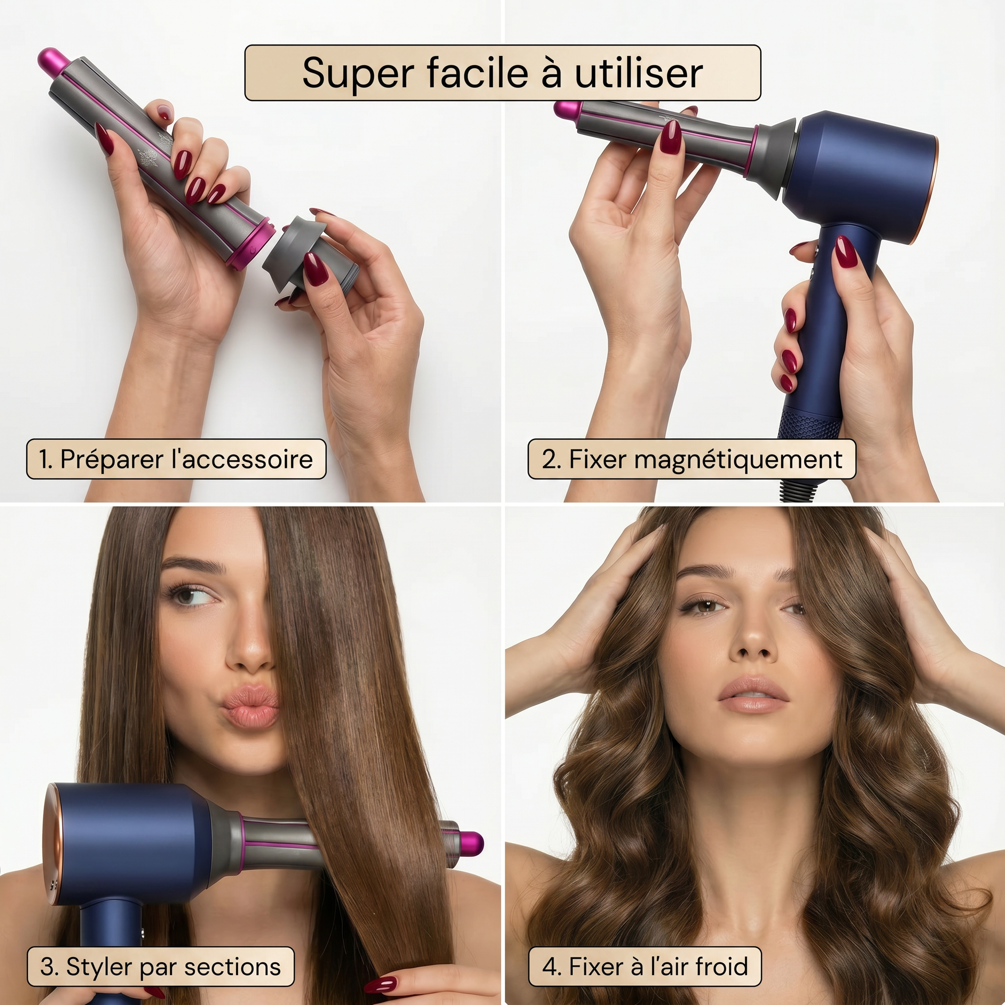 Accessoire Boucleur Airwrap pour WAKEVA AirPro™